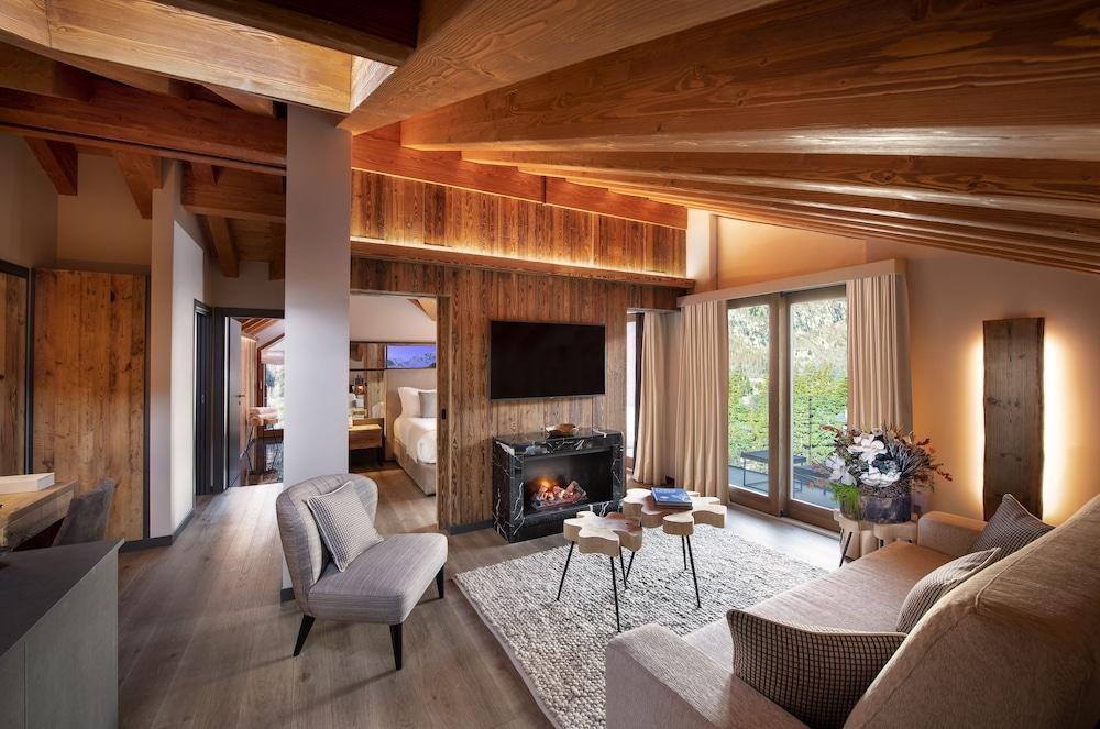 Le Massif Hotel & Lodge Courmayeur The Leading Hotels Of The World المظهر الخارجي الصورة