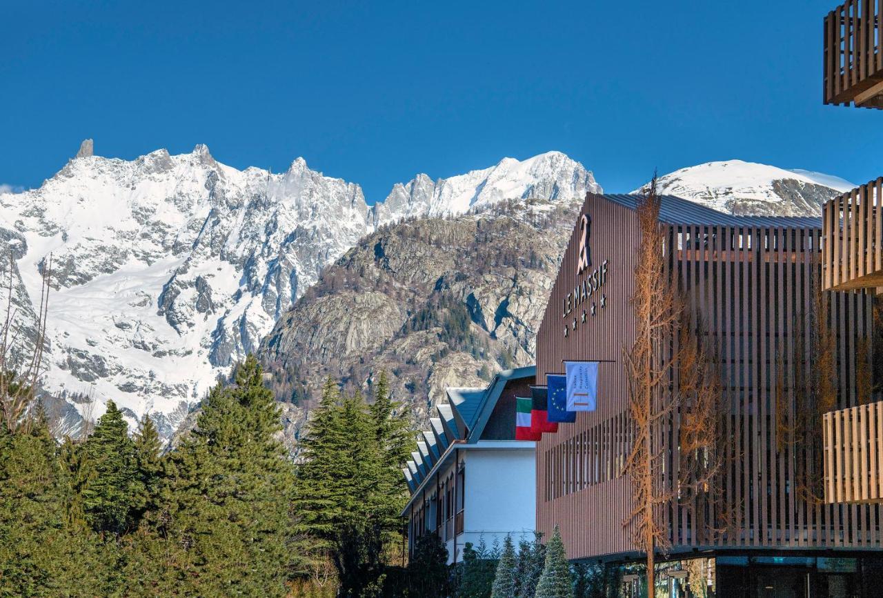 Le Massif Hotel & Lodge Courmayeur The Leading Hotels Of The World المظهر الخارجي الصورة